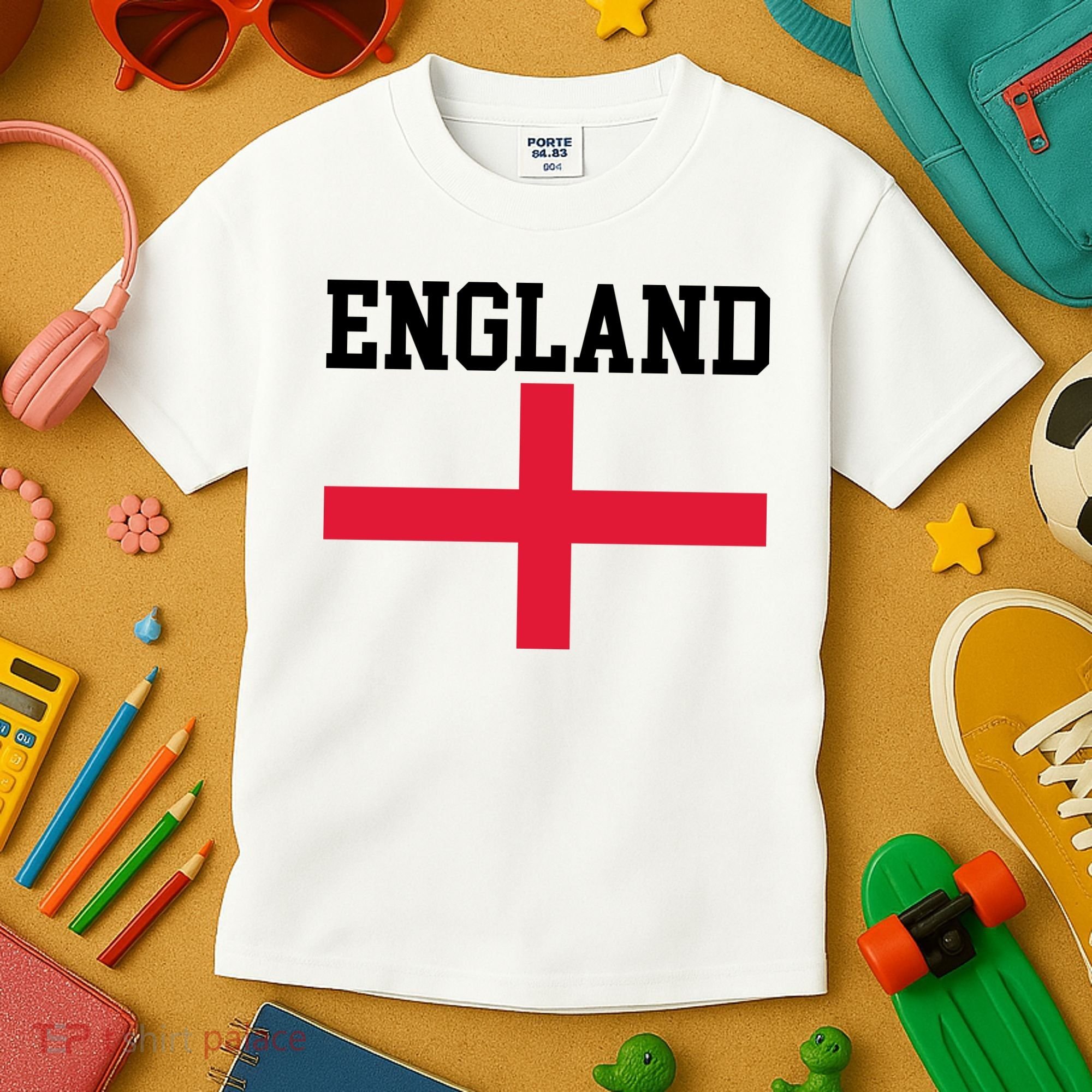 England Red Cross Flag Kids T-Shirt