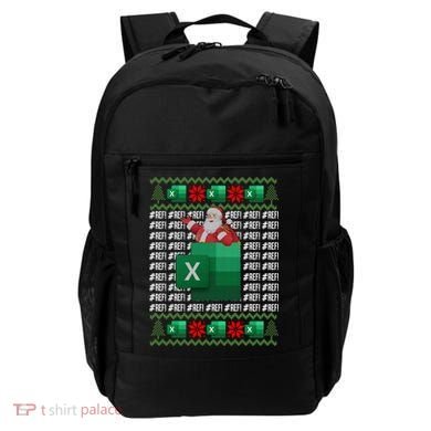 Excel REF Error Spreadsheet,CPA Accountant Christmas Sweater Backpack
