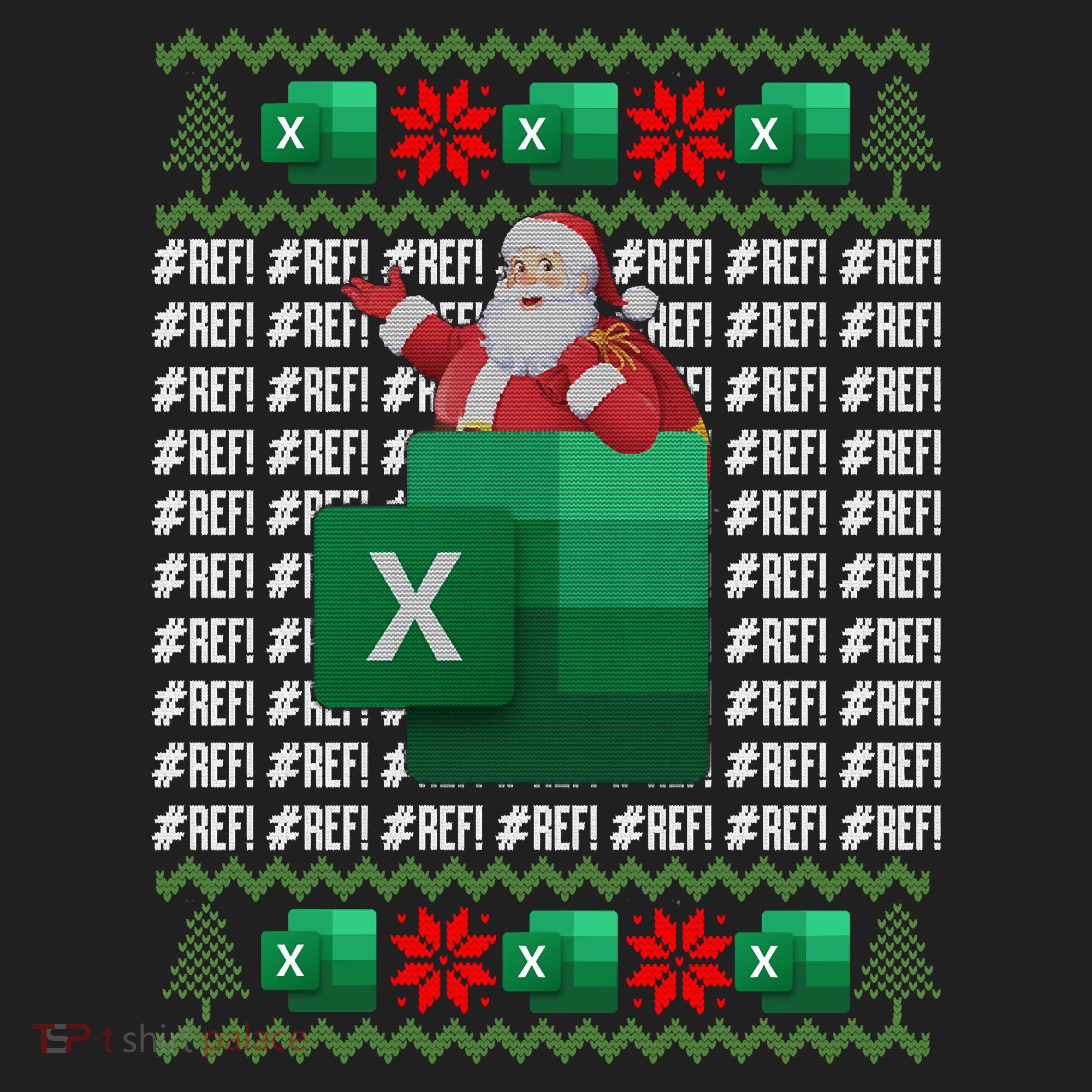 Excel REF Error Spreadsheet,CPA Accountant Christmas Sweater Beanie