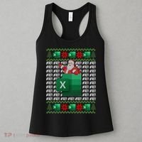 Excel REF Error Spreadsheet,CPA Accountant Christmas Sweater Women's Tank Top thumb 3