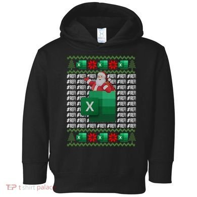Excel REF Error Spreadsheet,CPA Accountant Christmas Sweater Toddler Hoodie