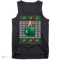 Excel REF Error Spreadsheet,CPA Accountant Christmas Sweater Tank Top thumb 0