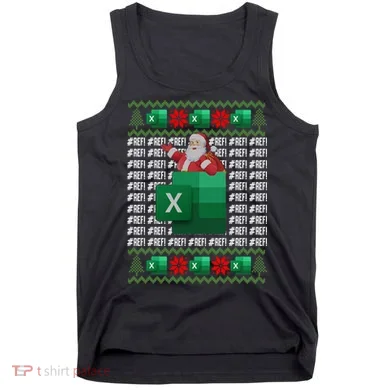 Excel REF Error Spreadsheet,CPA Accountant Christmas Sweater Tank Top