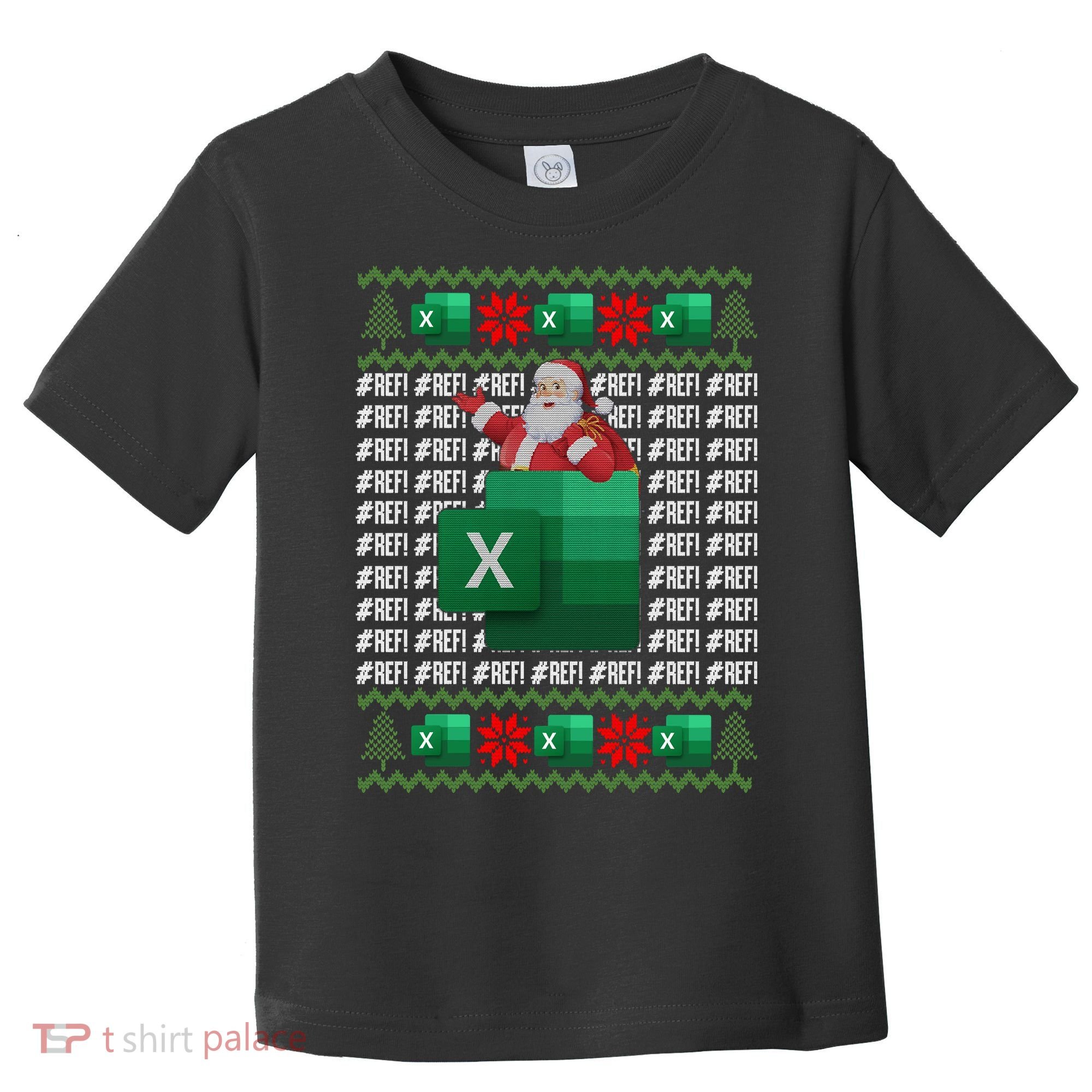 Excel REF Error Spreadsheet,CPA Accountant Christmas Sweater Toddler T-Shirt