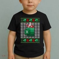 Excel REF Error Spreadsheet,CPA Accountant Christmas Sweater Toddler T-Shirt thumb 2