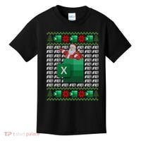 Excel REF Error Spreadsheet,CPA Accountant Christmas Sweater Kids T-Shirt thumb 0