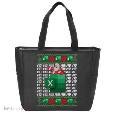 Excel REF Error Spreadsheet,CPA Accountant Christmas Sweater Tote Bag