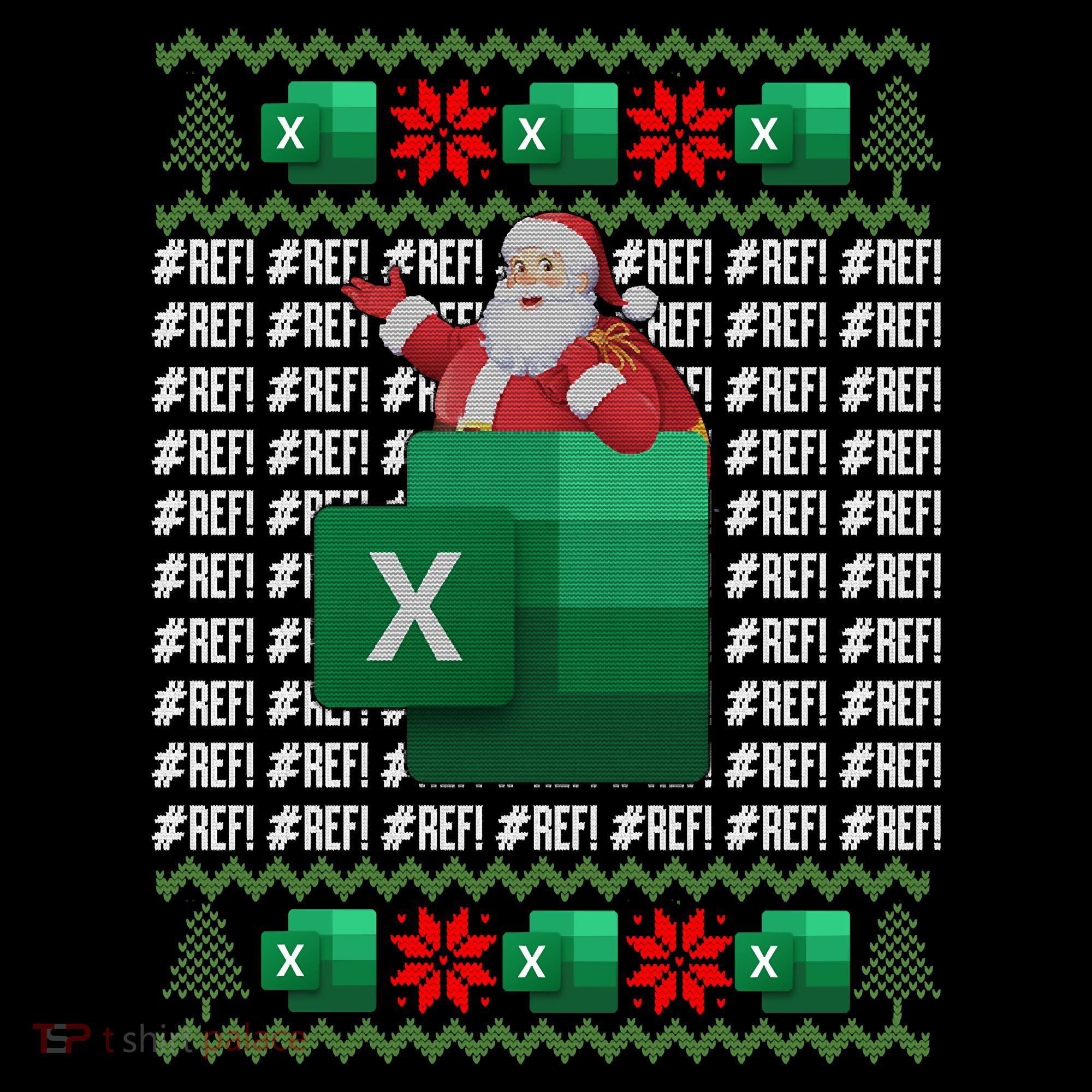 Excel REF Error Spreadsheet,CPA Accountant Christmas Sweater Tote Bag