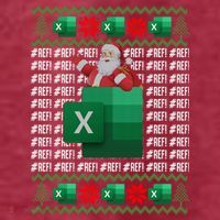 Excel REF Error Spreadsheet,CPA Accountant Christmas Sweater Women's T-Shirt thumb 6