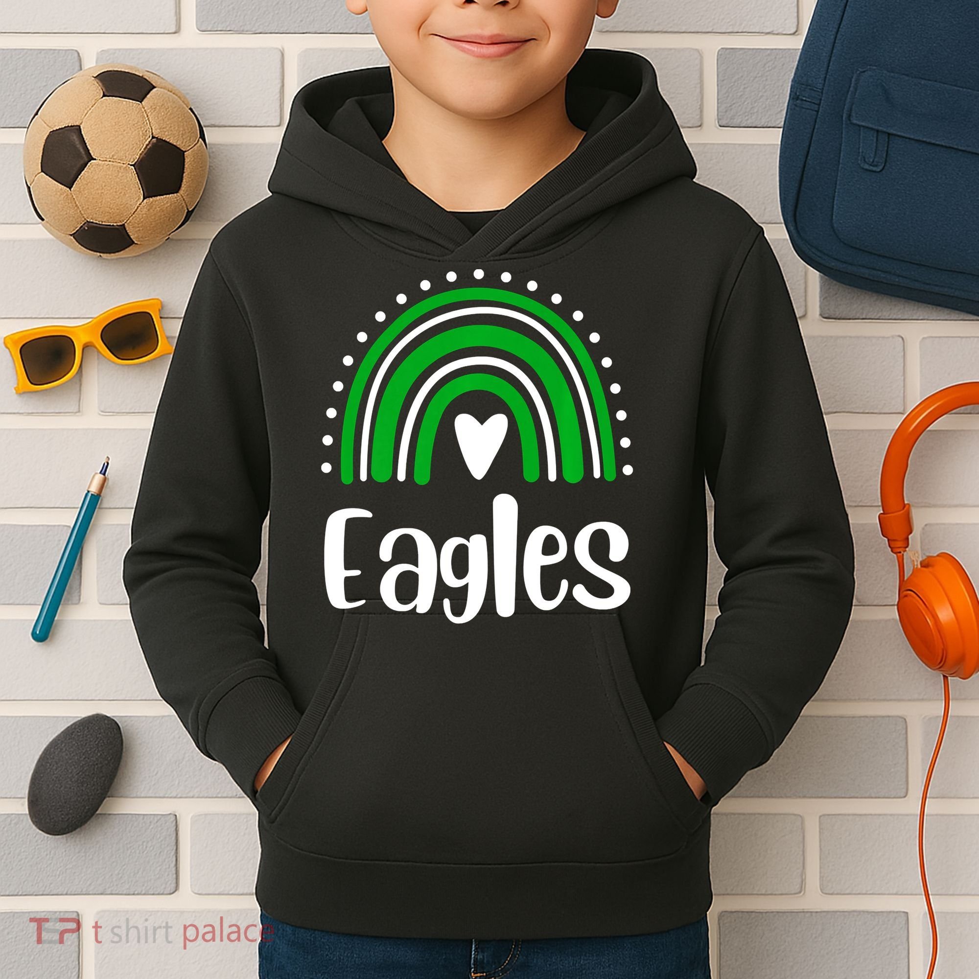 Eagles Rainbow Kids Hoodie