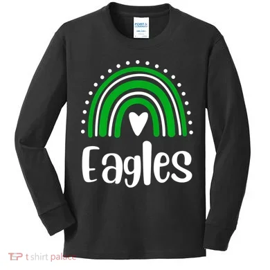 Eagles Rainbow Kids Long Sleeve Shirt