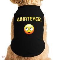 Eye Roll Emo Smile Sarcastic Whatever Sarcasm Eye Rolling Doggie Tank thumb 0