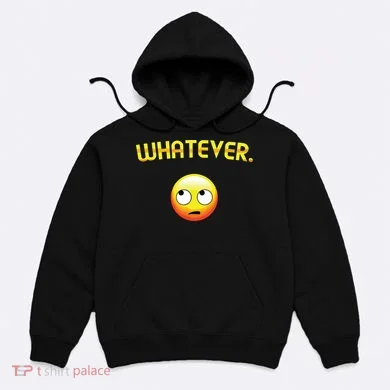 Eye Roll Emo Smile Sarcastic Whatever Sarcasm Eye Rolling Hoodie
