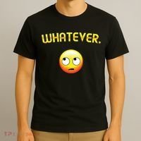Eye Roll Emo Smile Sarcastic Whatever Sarcasm Eye Rolling T-Shirt thumb 3