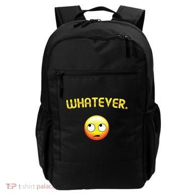 Eye Roll Emo Smile Sarcastic Whatever Sarcasm Eye Rolling Backpack