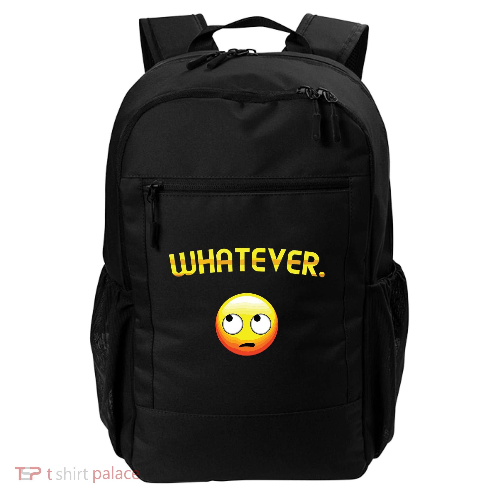Eye Roll Emo Smile Sarcastic Whatever Sarcasm Eye Rolling Backpack