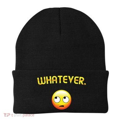 Eye Roll Emo Smile Sarcastic Whatever Sarcasm Eye Rolling Beanie