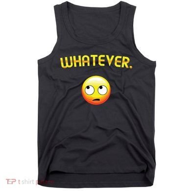 Eye Roll Emo Smile Sarcastic Whatever Sarcasm Eye Rolling Tank Top