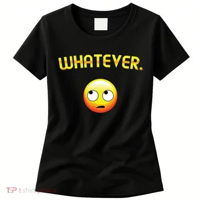 Eye Roll Emo Smile Sarcastic Whatever Sarcasm Eye Rolling Women's T-Shirt