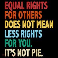 Equal Rights For Others Its Not Pie Doggie Tank thumb 4