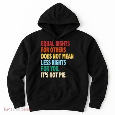 Equal Rights For Others Its Not Pie Hoodie