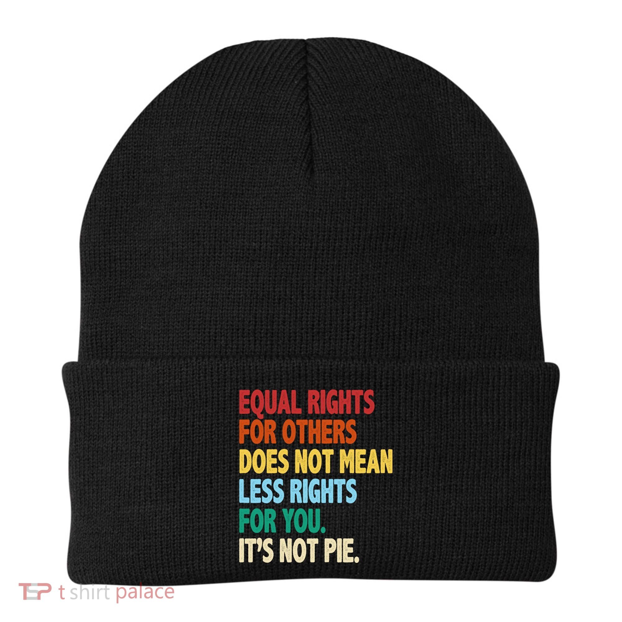 Equal Rights For Others Its Not Pie Beanie