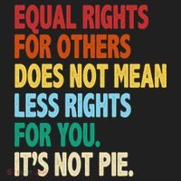 Equal Rights For Others Its Not Pie Tumbler thumb 3