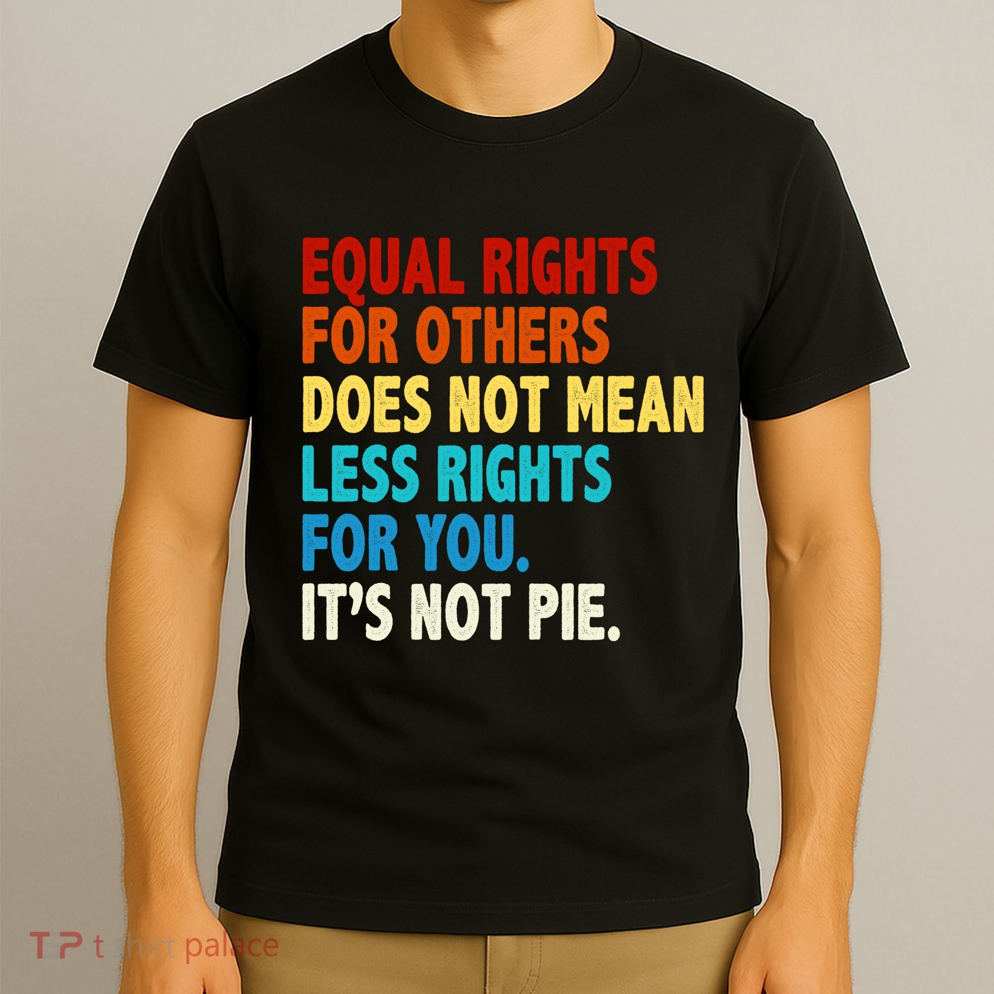 Equal Rights For Other Does Not Mean Less Rights For You It's Not Pie T-Shirt