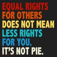 Equal Rights For Other Does Not Mean Less Rights For You It's Not Pie Tumbler thumb 3
