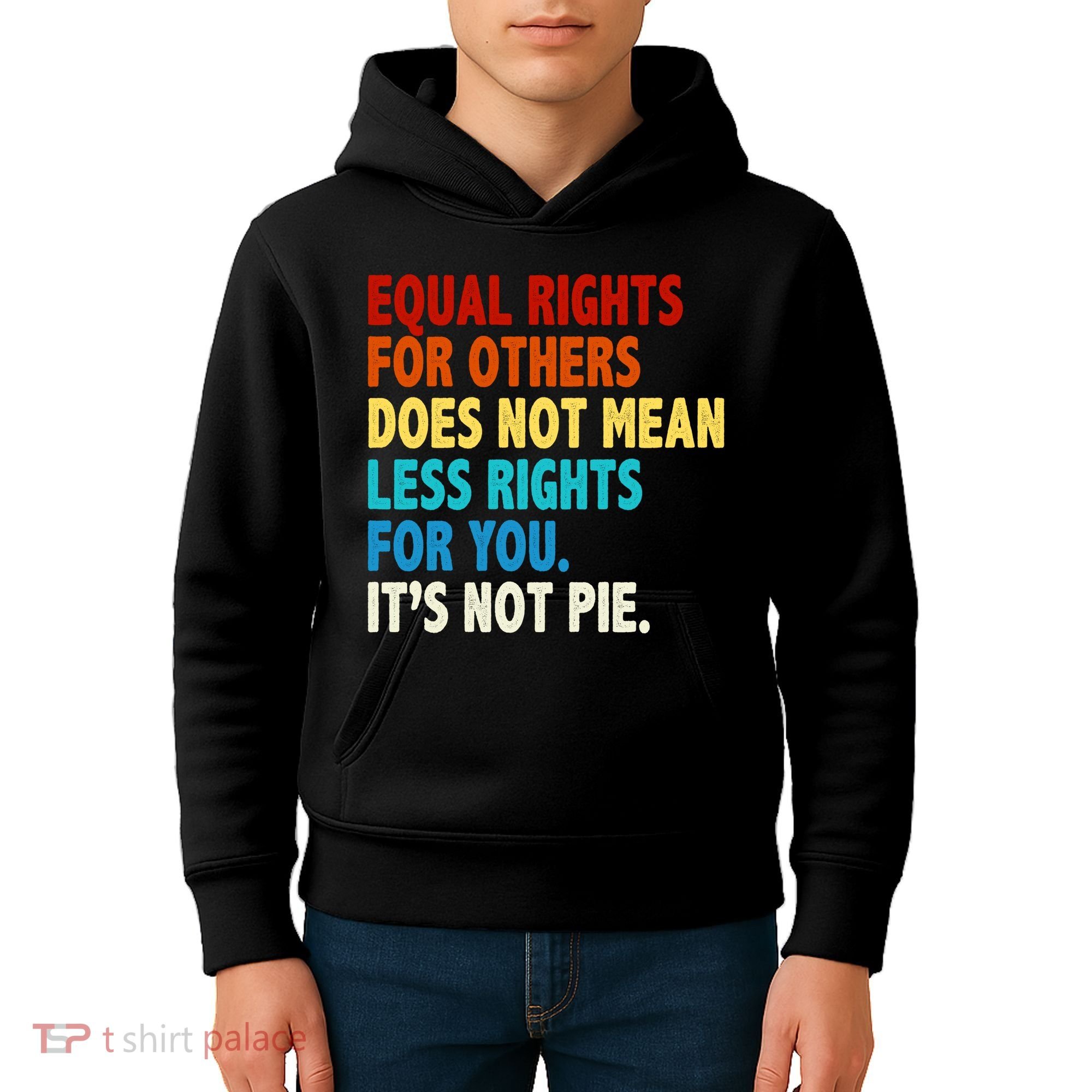 Equal Rights For Other Does Not Mean Less Rights For You It's Not Pie Kids Hoodie