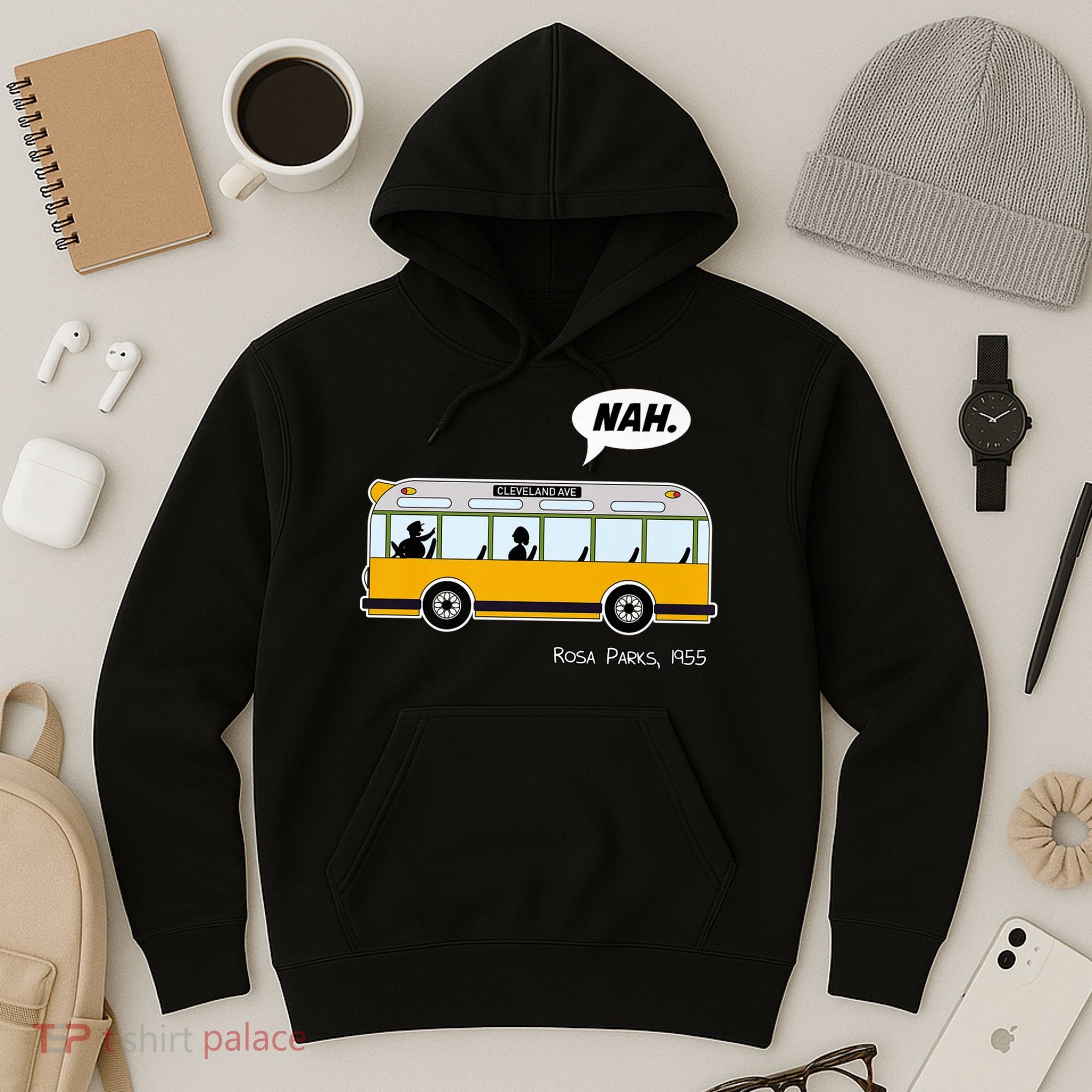 Equality Rosa Freedom Civil Rights Parks Afro Gift Premium Hoodie