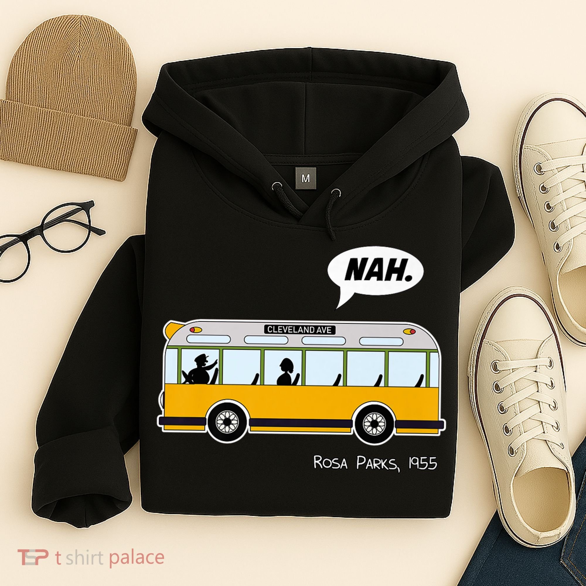Equality Rosa Freedom Civil Rights Parks Afro Gift Premium Hoodie