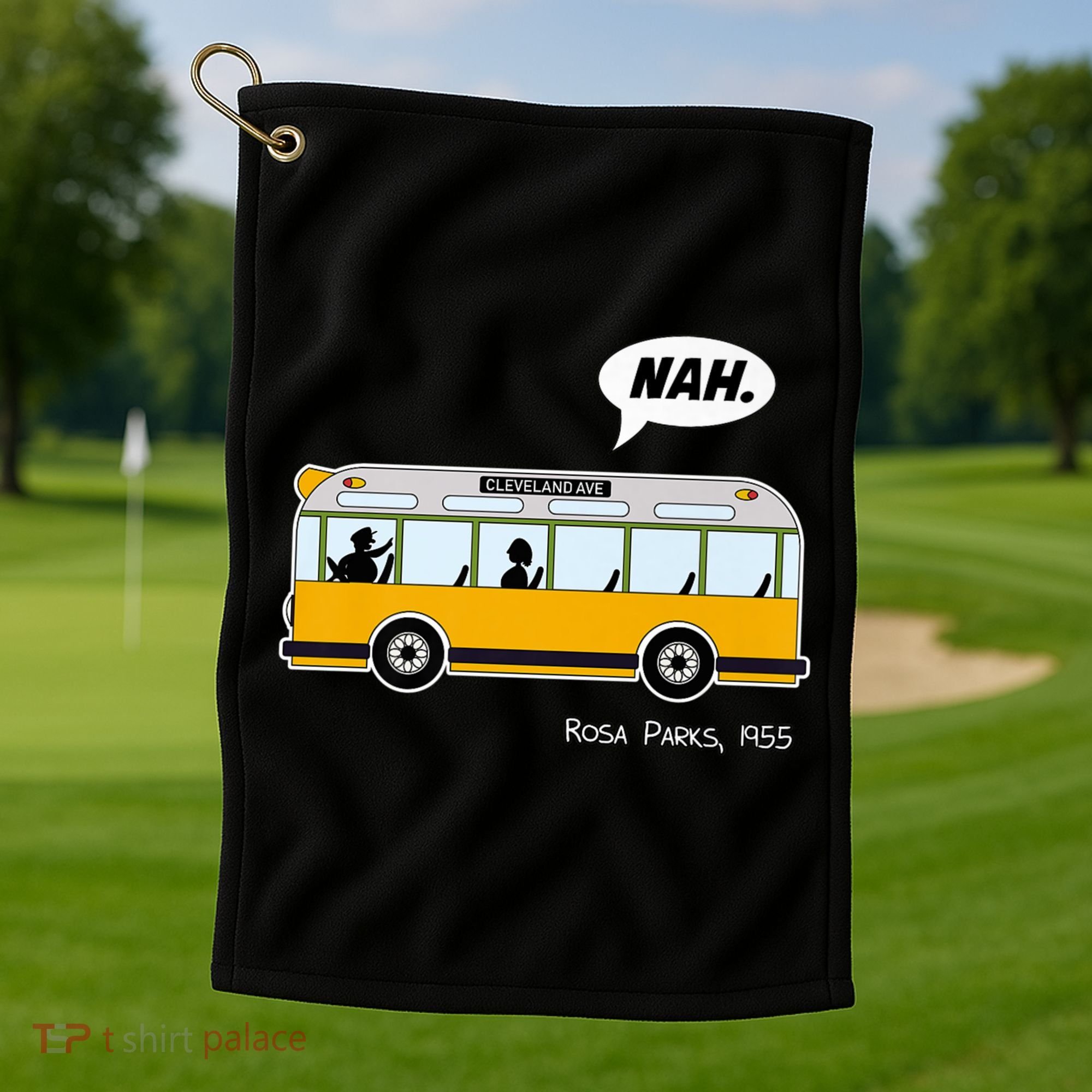 Equality Rosa Freedom Civil Rights Parks Afro Gift Premium Golf Towel