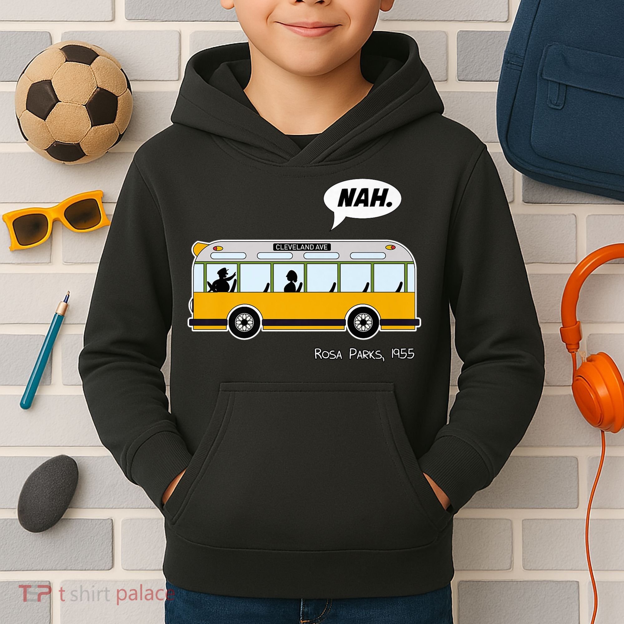 Equality Rosa Freedom Civil Rights Parks Afro Gift Premium Kids Hoodie