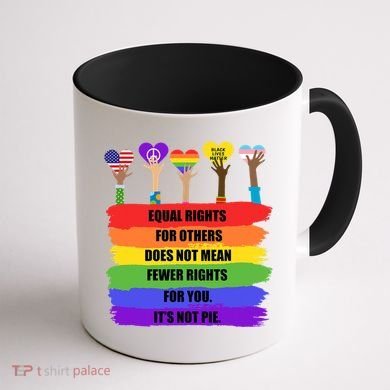 Equal Rights For Others LGBT Pride Month 2022 Coffee Mug back