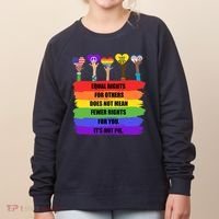 Equal Rights For Others LGBT Pride Month 2022 Women's Sweatshirt thumb 0