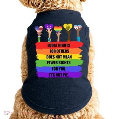 Equal Rights For Others LGBT Pride Month 2022 Doggie Tank