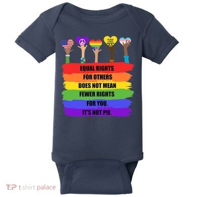 Equal Rights For Others LGBT Pride Month 2022 Baby Bodysuit