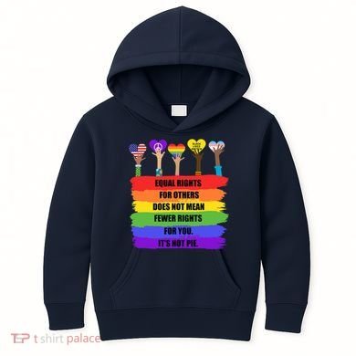 Equal Rights For Others LGBT Pride Month 2022 Kids Hoodie