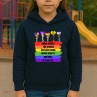 Equal Rights For Others LGBT Pride Month 2022 Kids Hoodie thumb 3