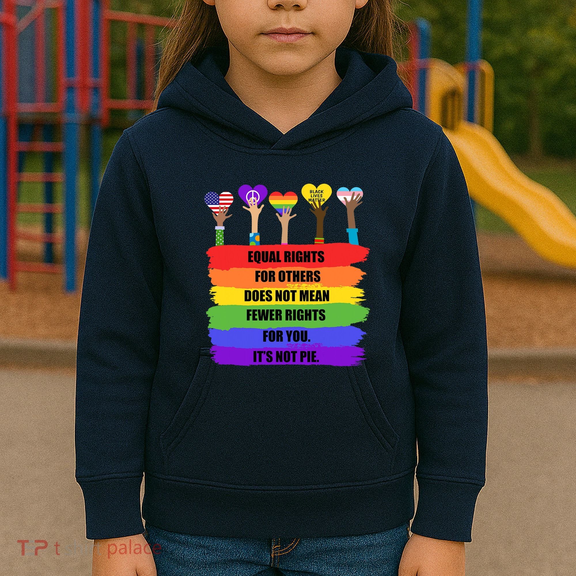 Equal Rights For Others LGBT Pride Month 2022 Kids Hoodie