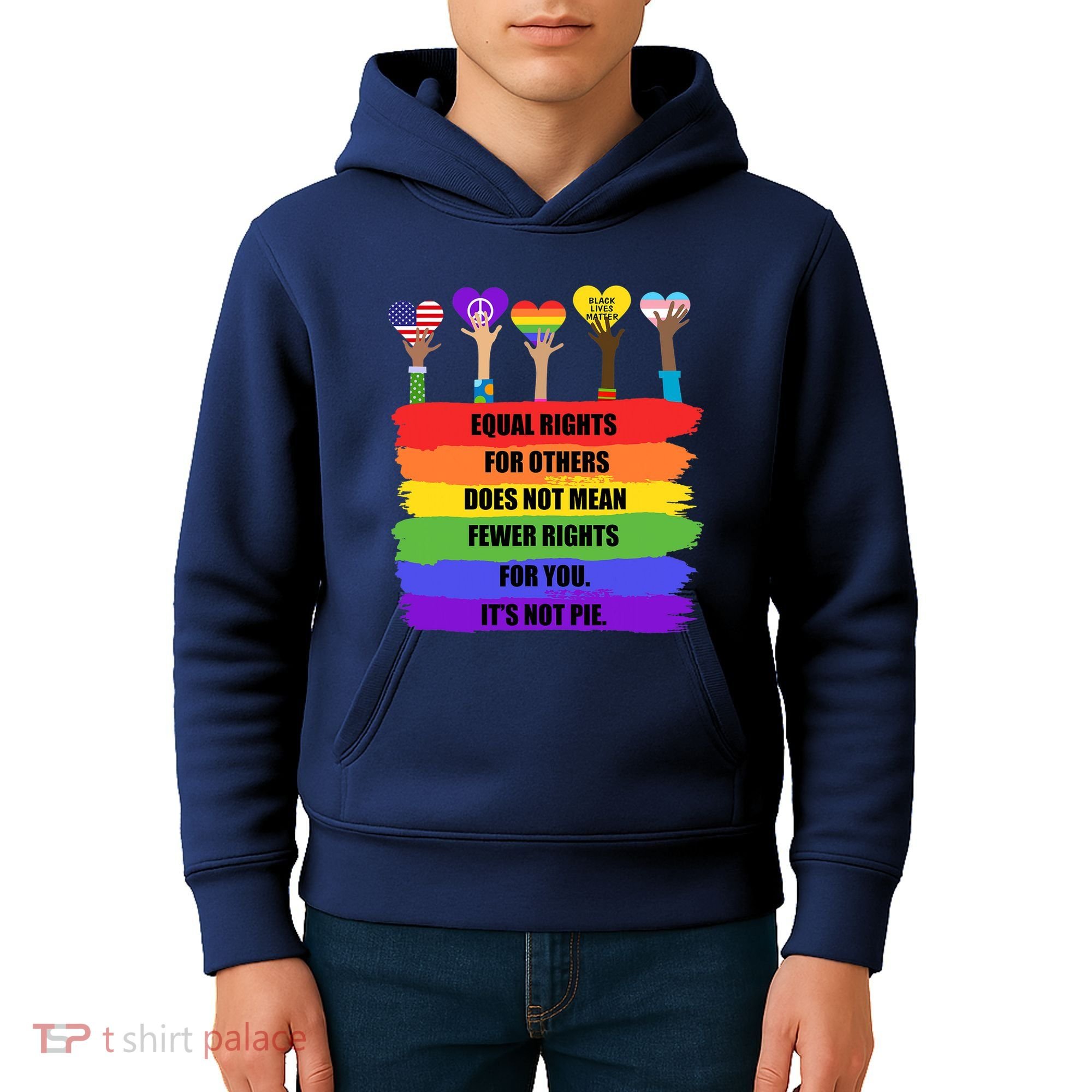 Equal Rights For Others LGBT Pride Month 2022 Kids Hoodie