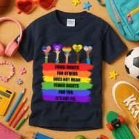 Equal Rights For Others LGBT Pride Month 2022 Kids T-Shirt thumb 3