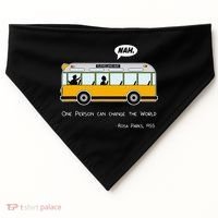 Equality Rosa Freedom Civil Rights Parks Afro USA-Made Doggie Bandana thumb 0