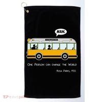 Equality Rosa Freedom Civil Rights Parks Afro Golf Towel thumb 0