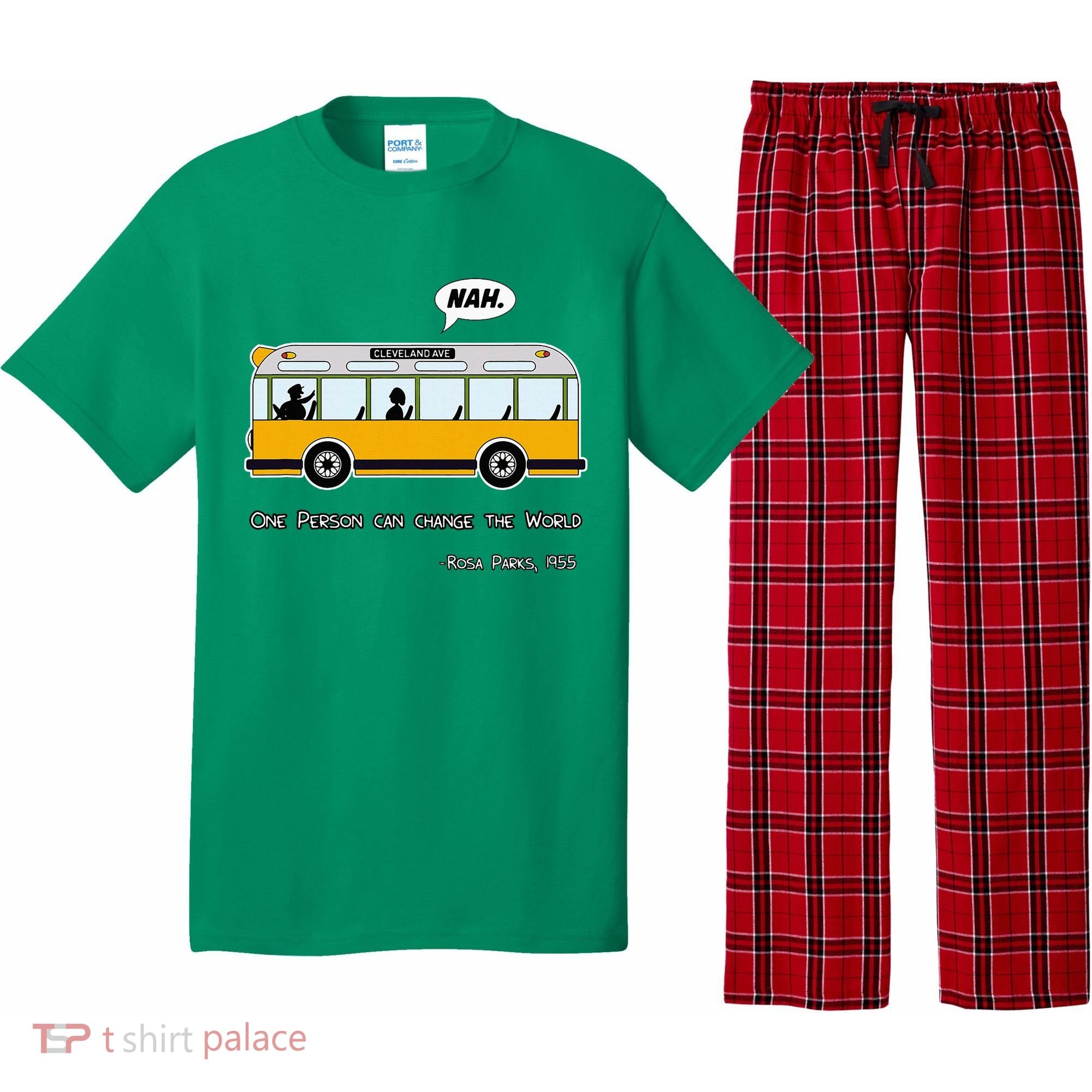 Equality Rosa Freedom Civil Rights Parks Afro Pajama Set