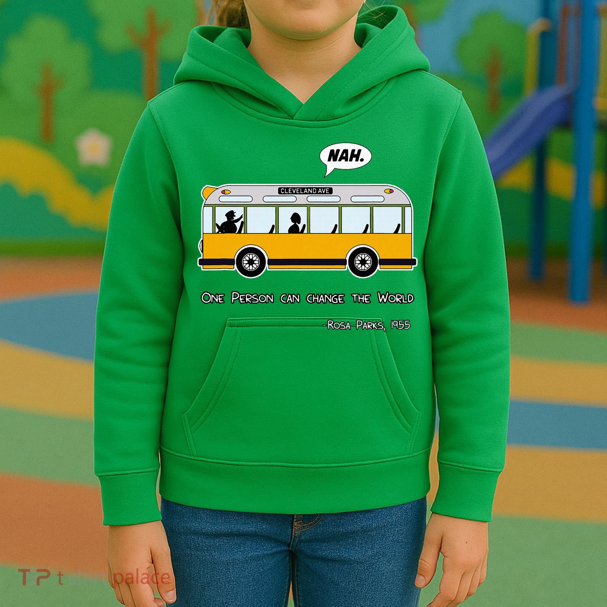 Equality Rosa Freedom Civil Rights Parks Afro Kids Hoodie