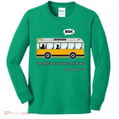 Equality Rosa Freedom Civil Rights Parks Afro Kids Long Sleeve Shirt