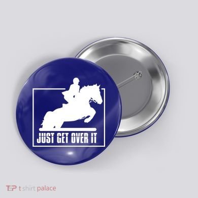 English Riding Hunter Jumper Horse Riding Gift Button
