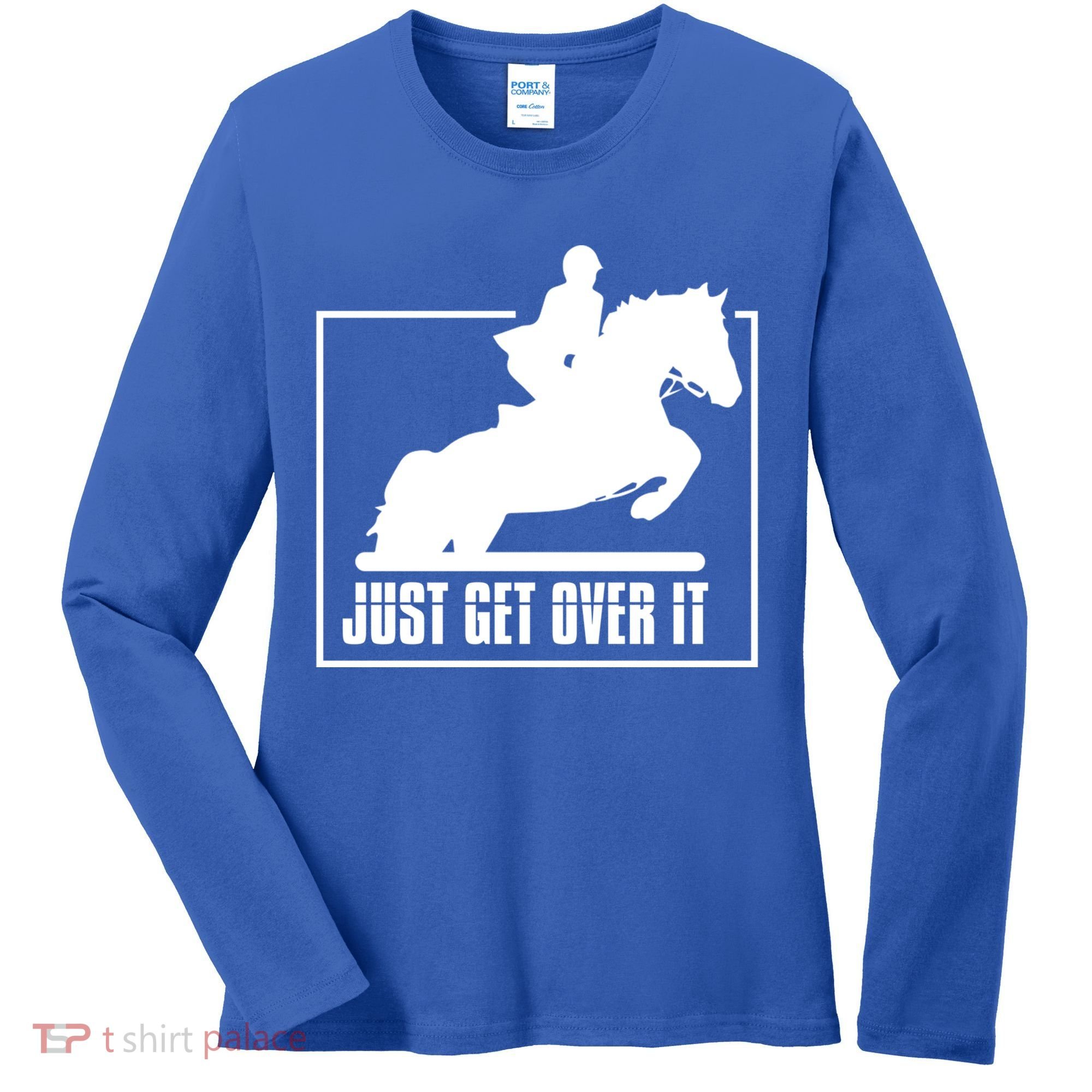 English Riding Hunter Jumper Horse Riding Gift Women's Long Sleeve Shirt